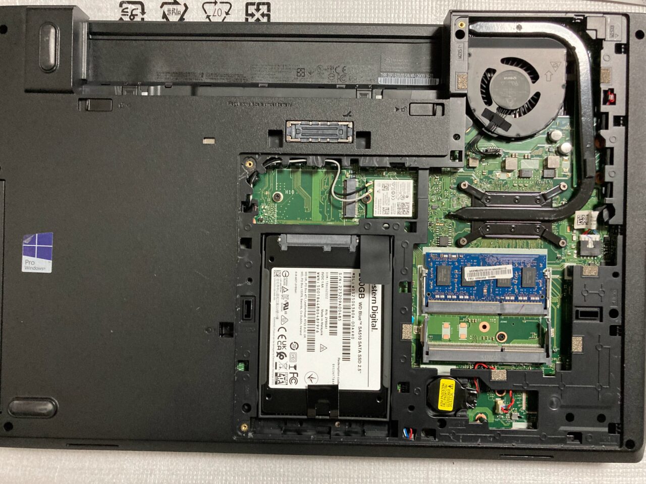 Lenovo ThinkPad L560　SSD交換